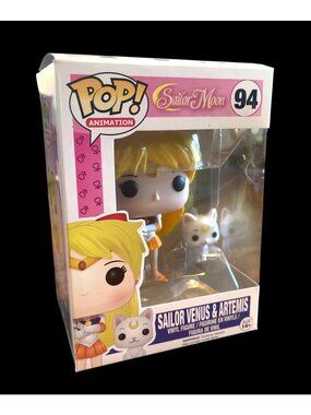 Funko Pop! Animation Sailor Moon Sailor Venus & Artemis Vinyl Figure #94